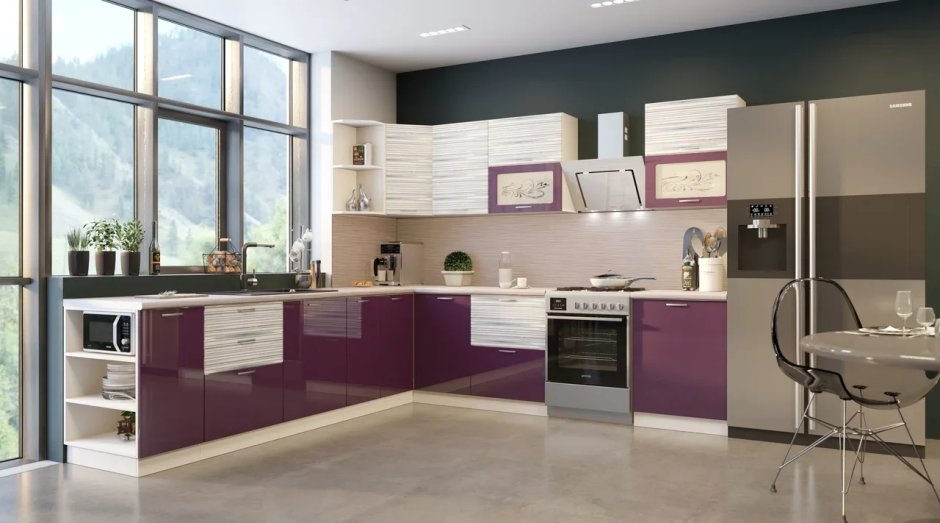 Кухонный гарнитур "Канзас -лайм"