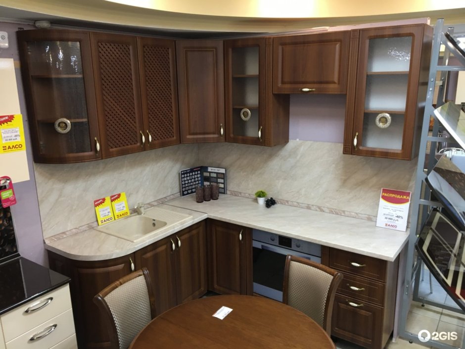 Кухня золотой дуб Вардек