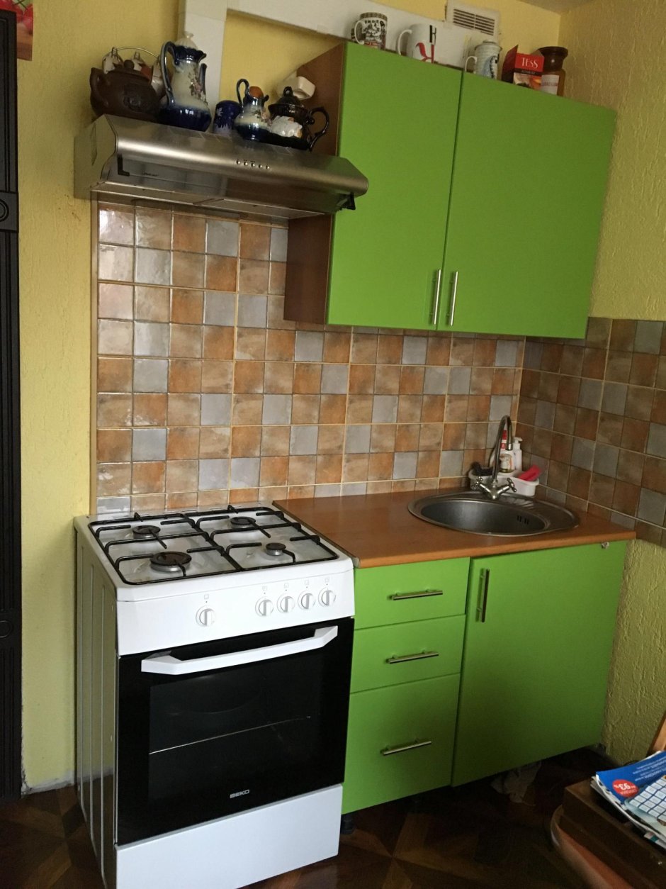 Кухня с газовой плитой