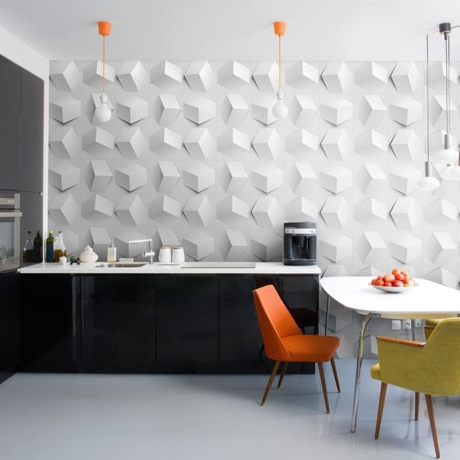 Декоративная панель на стену кухни (64 фото)