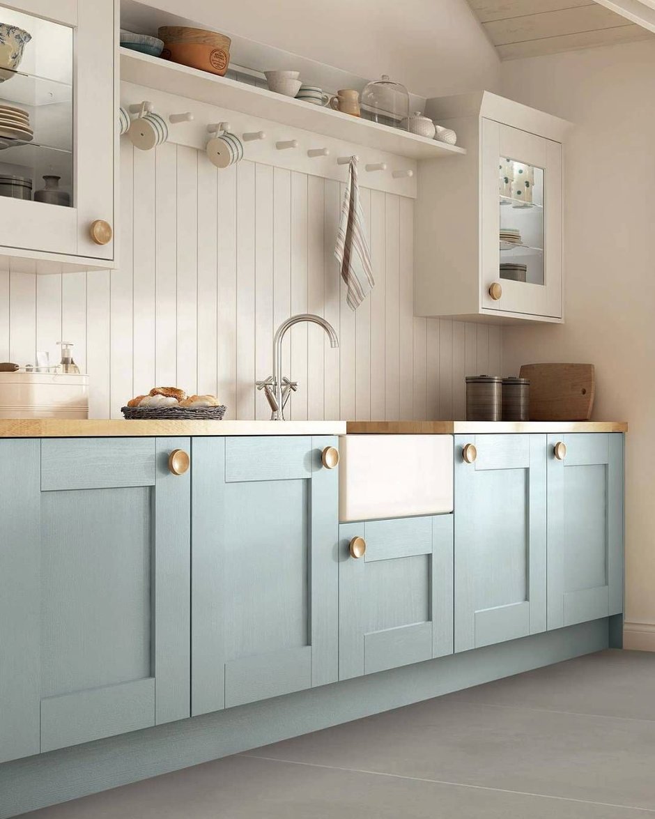 Кухня Прованс бирюза