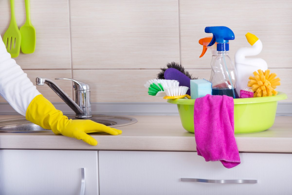 Мытье кухни
