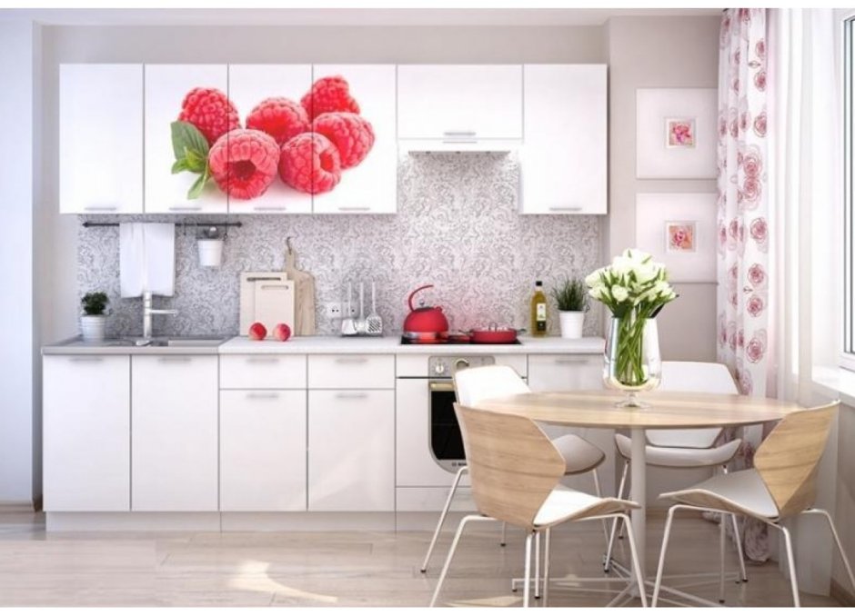 Белая кухня в интерьере