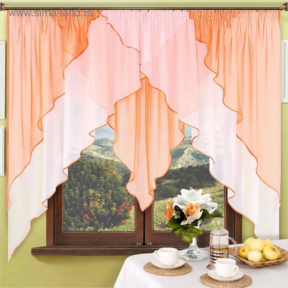 Занавески на арку межкомнатную