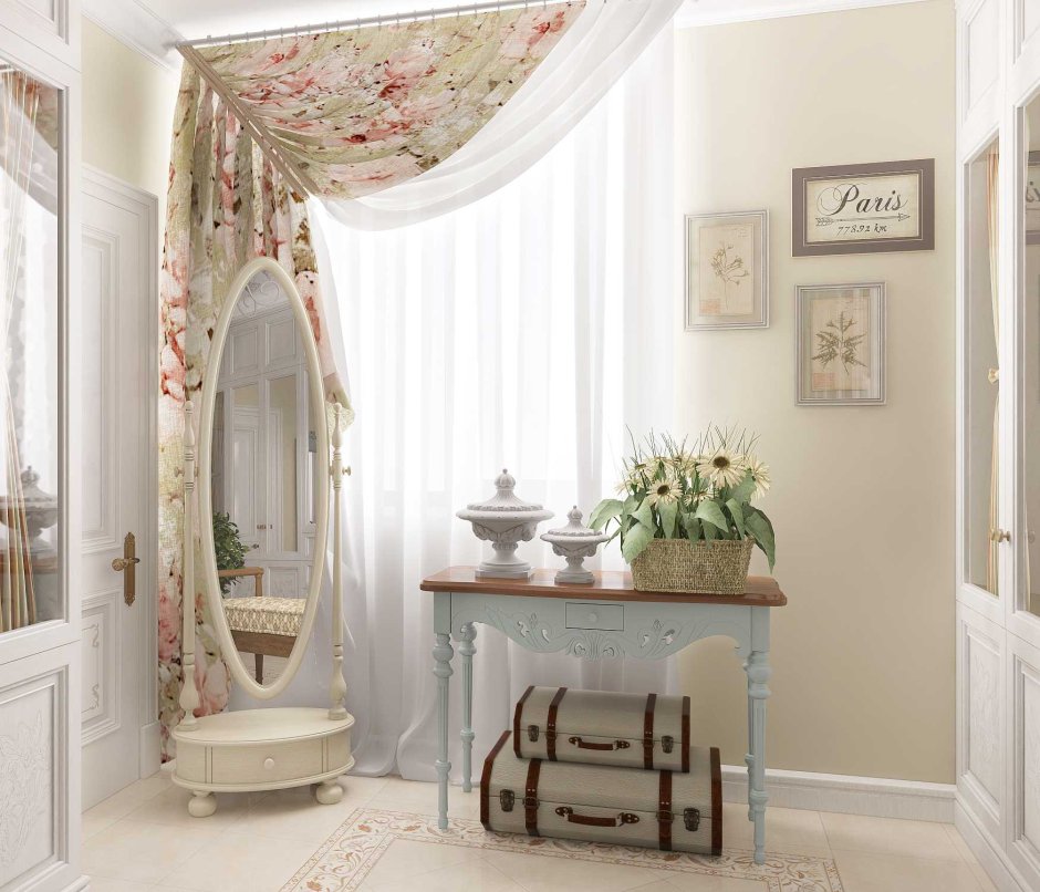 Ламбрекен на окно в кухню