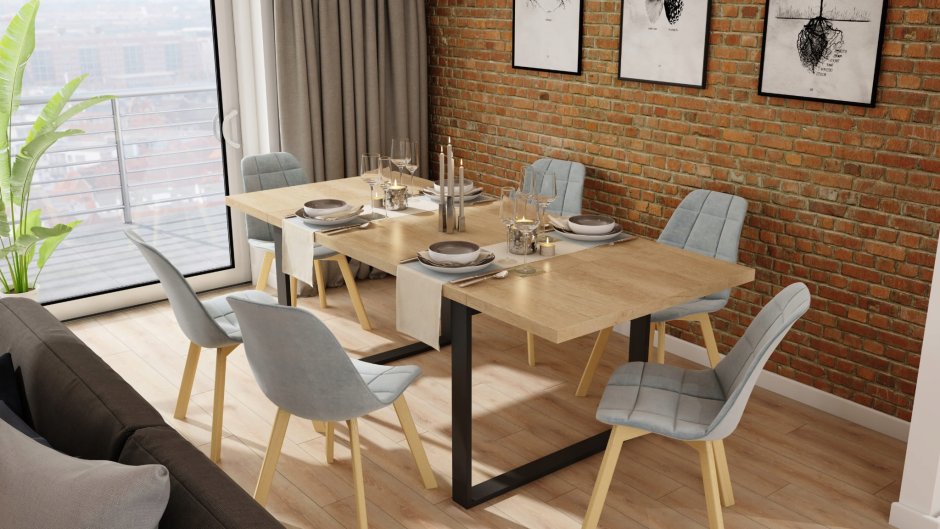 Стол Loft раздвижной LISTVEC