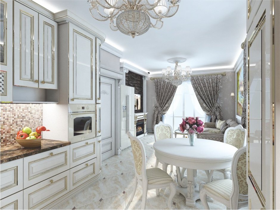 Американская Неоклассика кухня