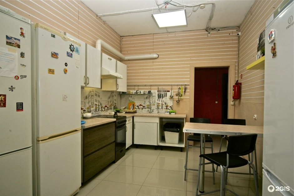 Кухня в хостеле
