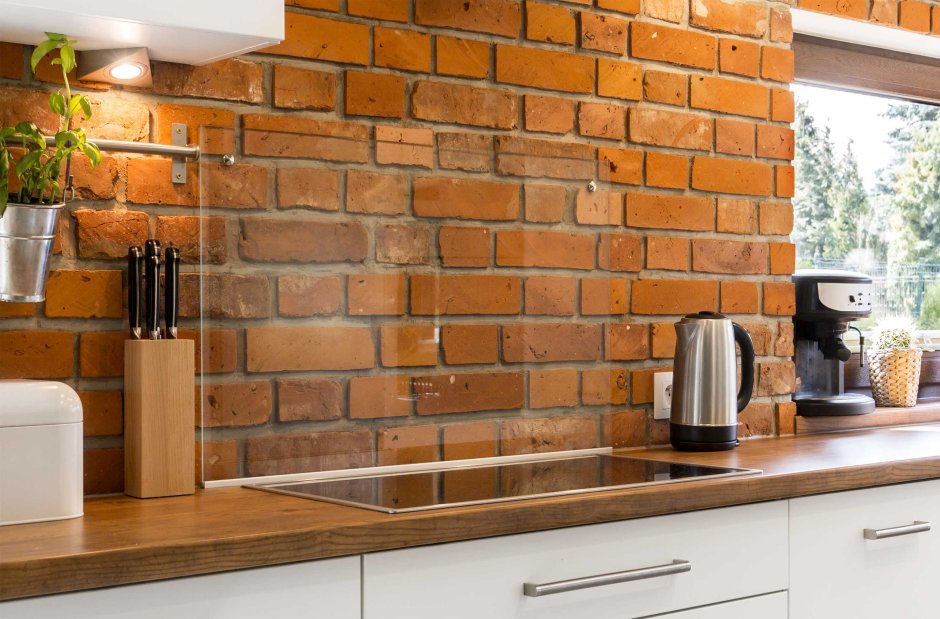 Фартук для кухни под дерево