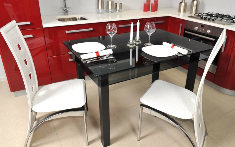 Современные столы и стулья для кухни