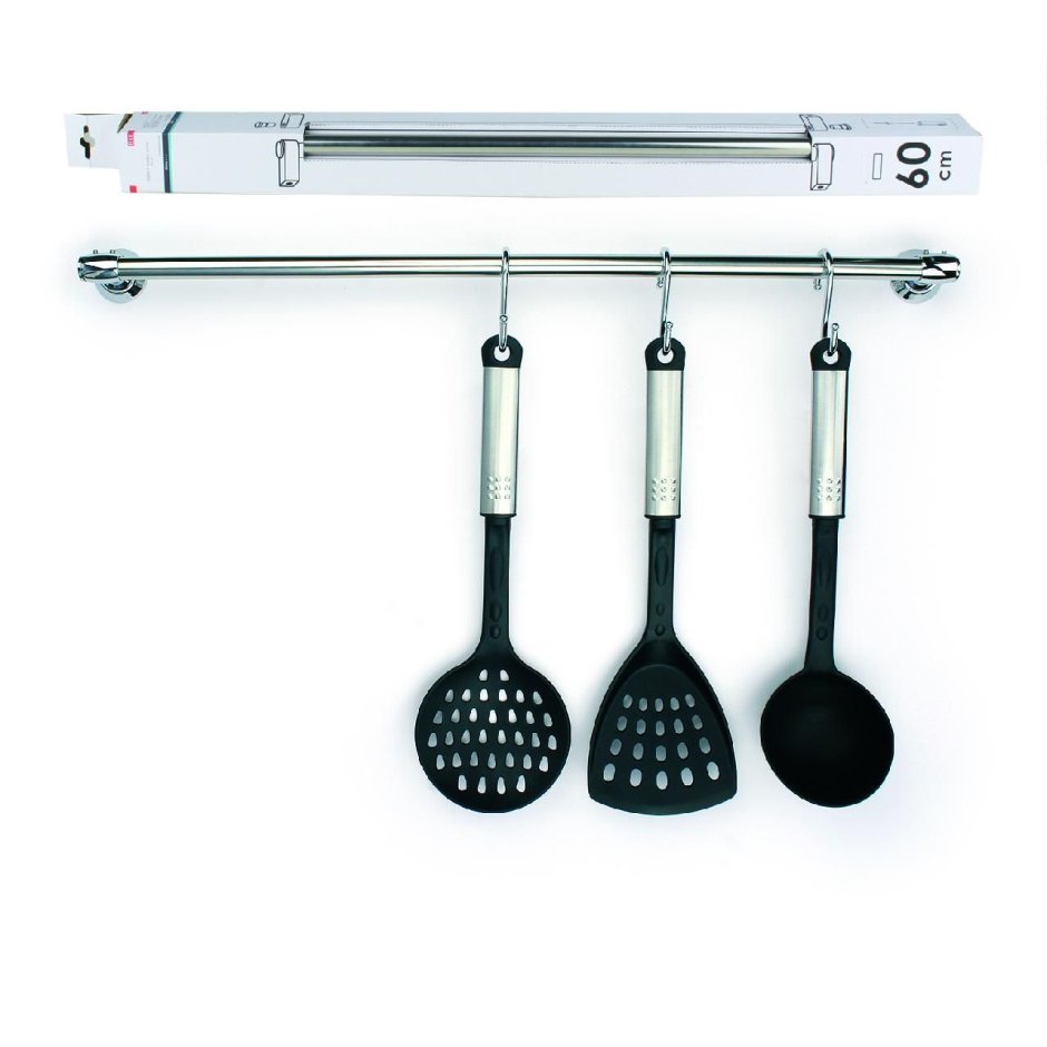 Держатель для кухонных инструментов o'Kitchen с 6 крючками 30x5x2 см