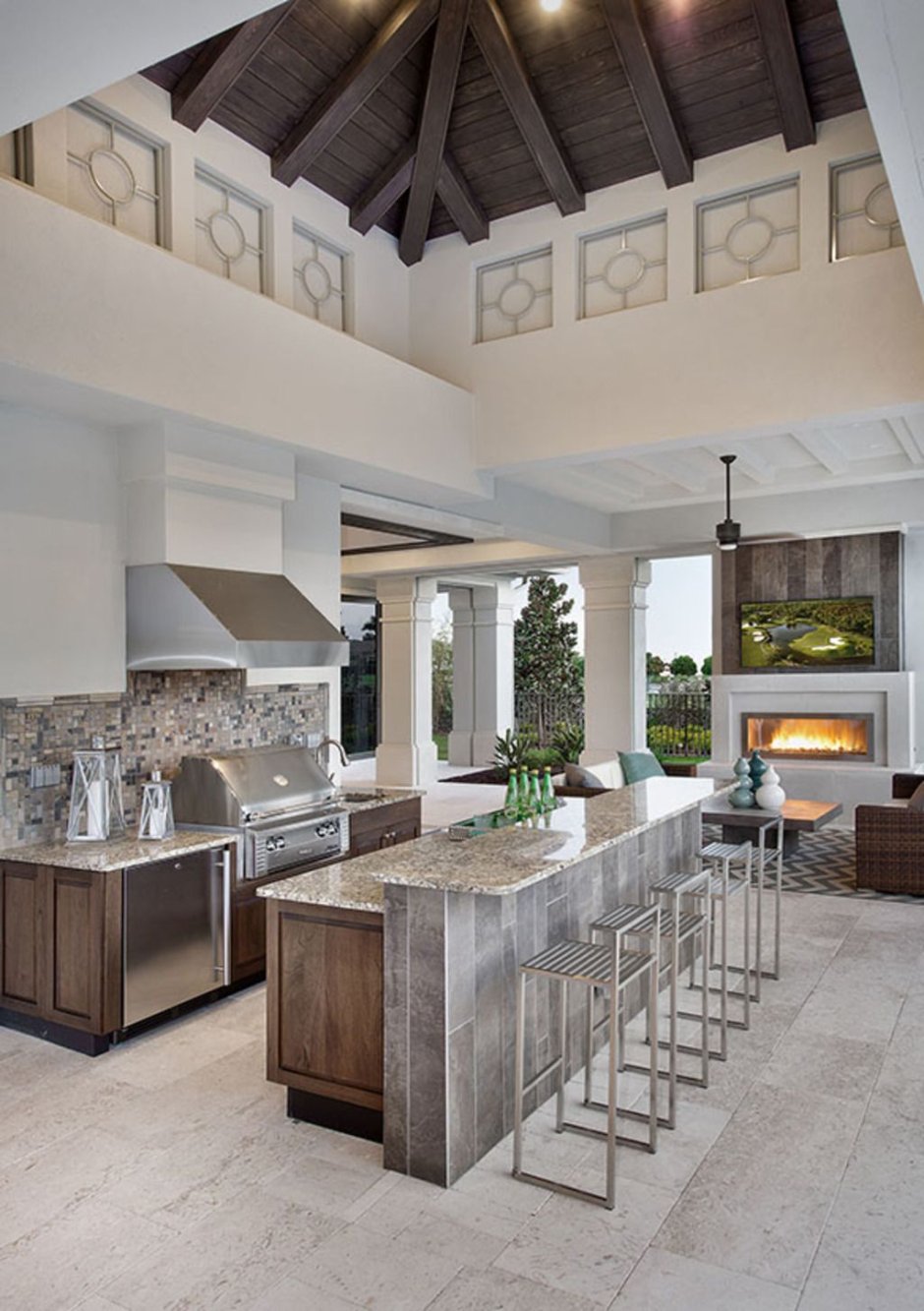 Беседка с мангалом Дорз-1