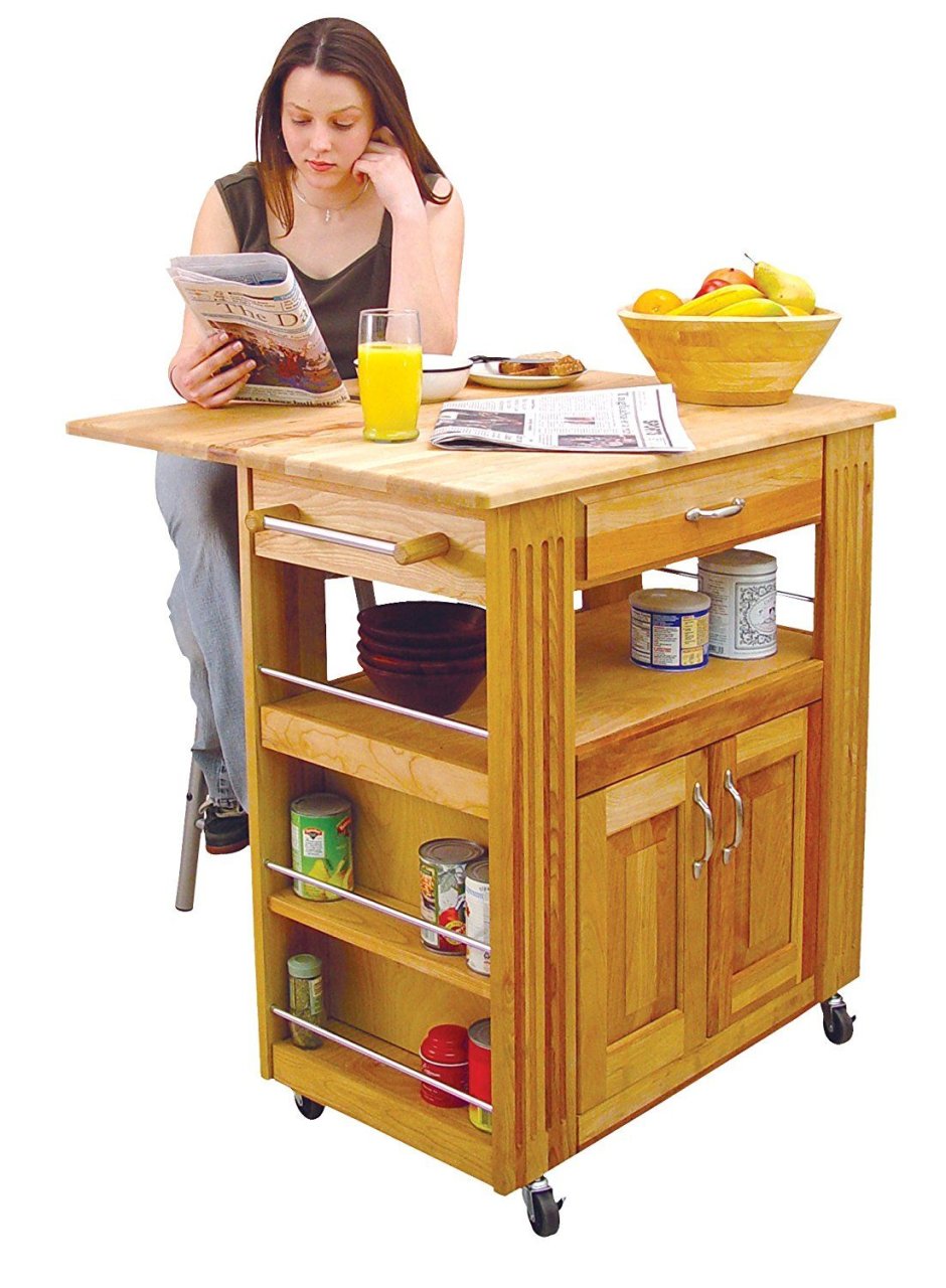 Разделочный столик на колесах для кухни (65 фото)