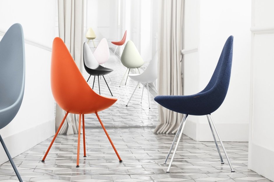 Кресло капля Арне Якобсен