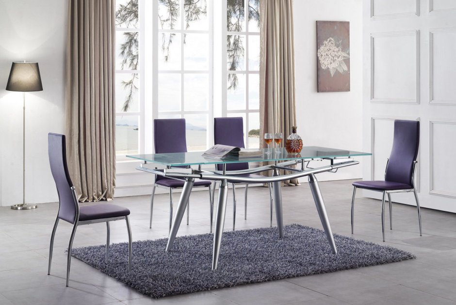 Стол ESF DT-43 белый