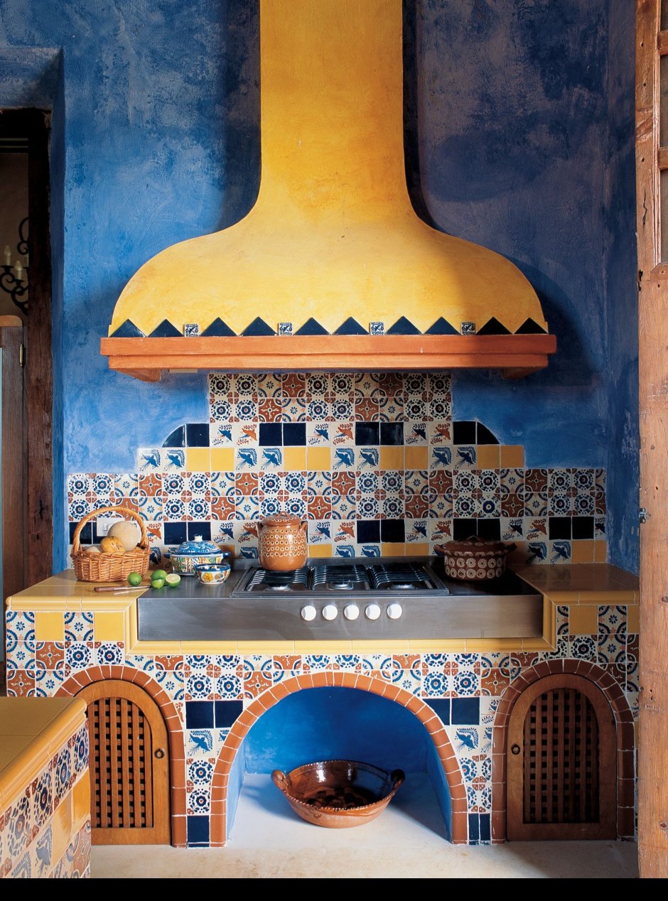 Маленькая кухня в марокканском стиле
