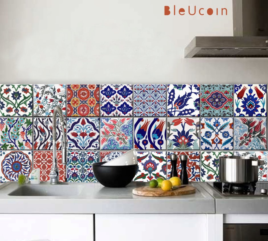 плитка на кухню в испанском стиле