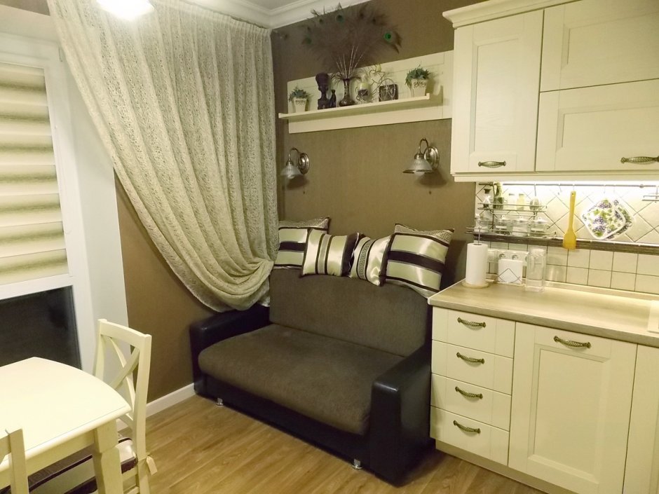 Кухня гостиная 14 м2