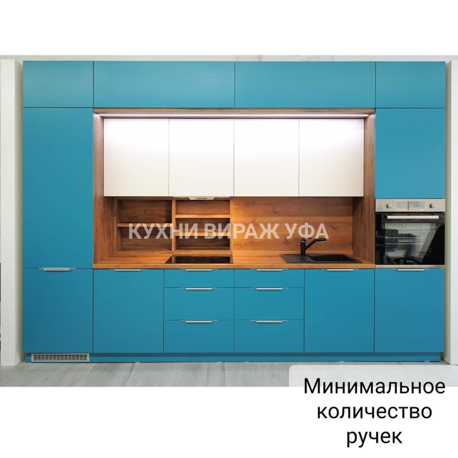 Кухня с антресолями