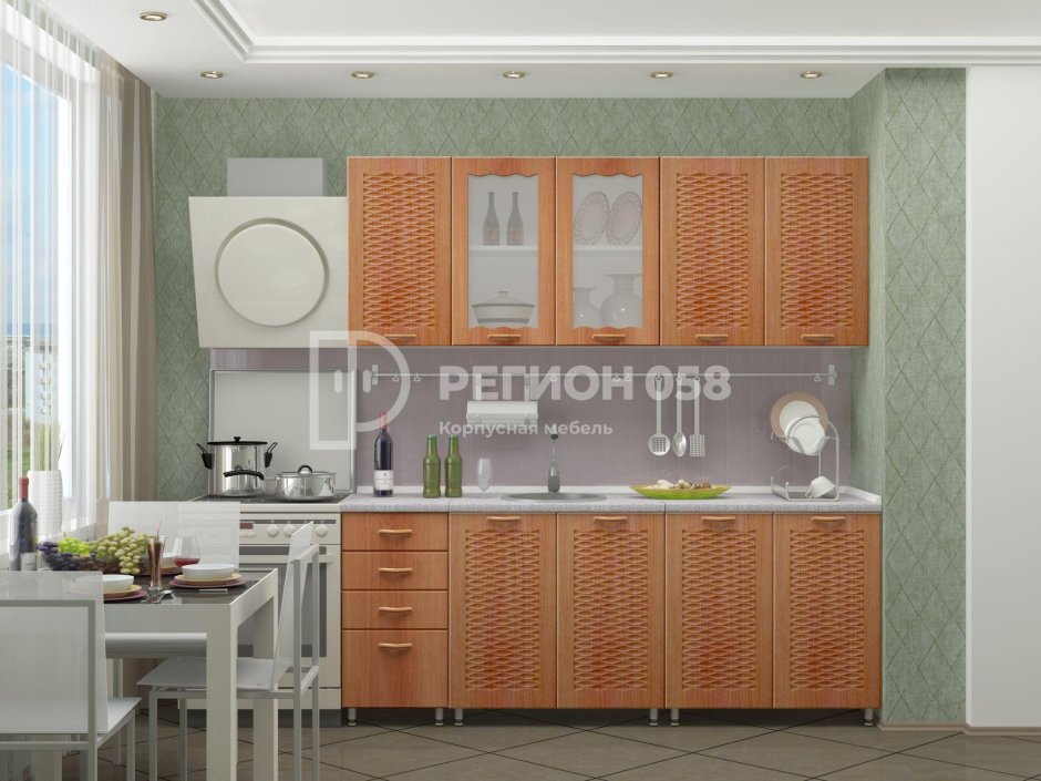 Кухня цвет ольха