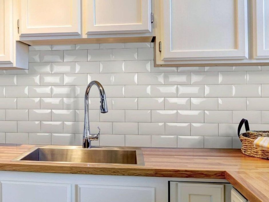 Golden Tile Metrotiles белый 10x20