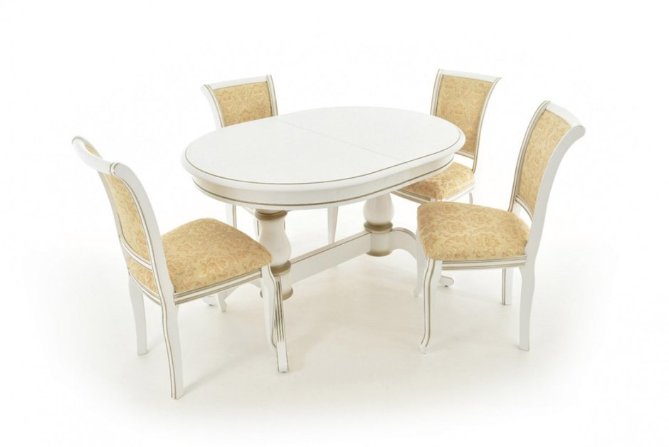 Стол раскладной Solerno (me-t4ex) Pure White (белый 2-1)