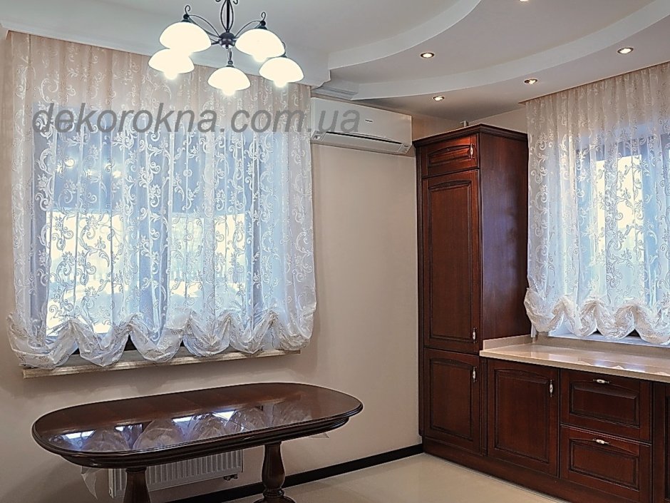 Шторы для кухни в стиле Прованс и Кантри