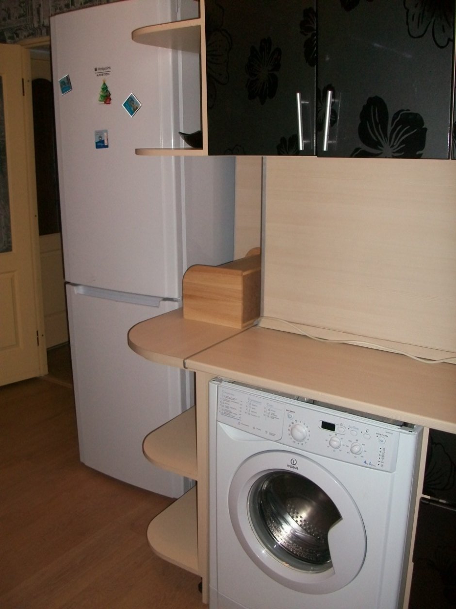 Мини кухня со стиральной машиной