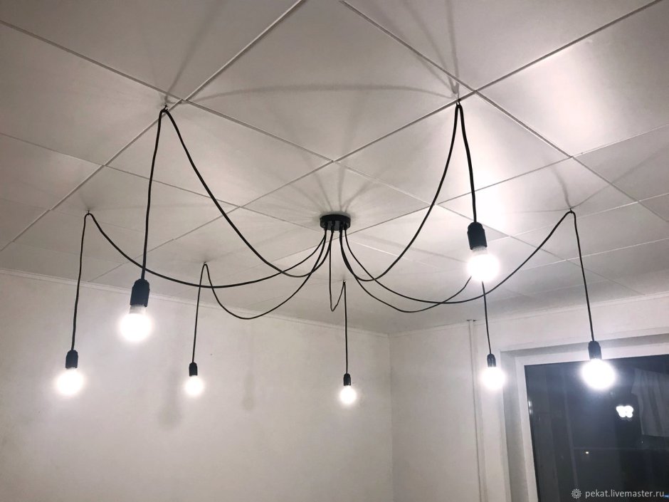 Люстра Loft Single Octopus Chandelier White