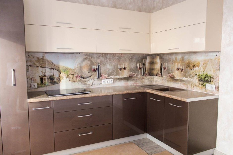 Кухонный гарнитур Амика ваниль