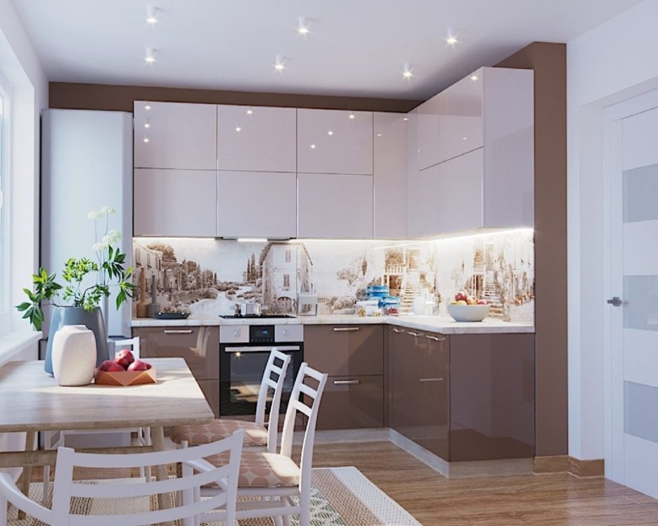 Кухня капучино Леруа