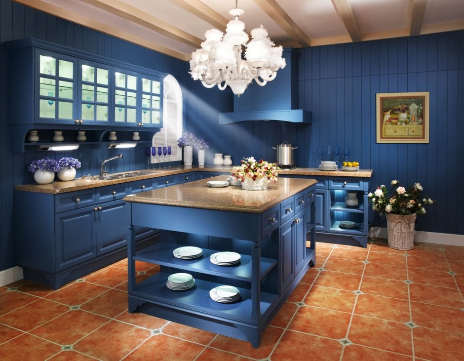 Синяя Сканди кухня
