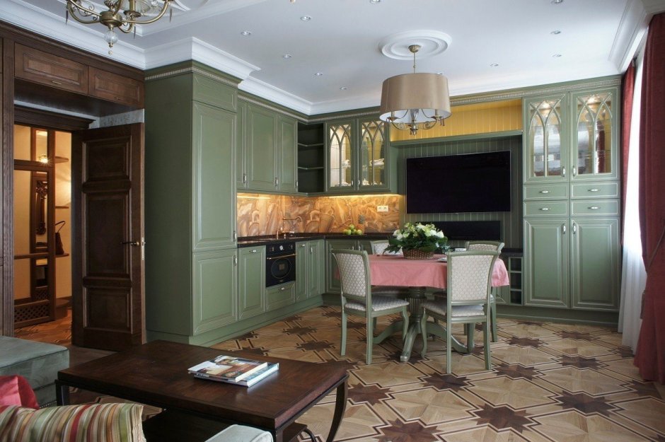 Кухонный гарнитур Оливия стильные кухни