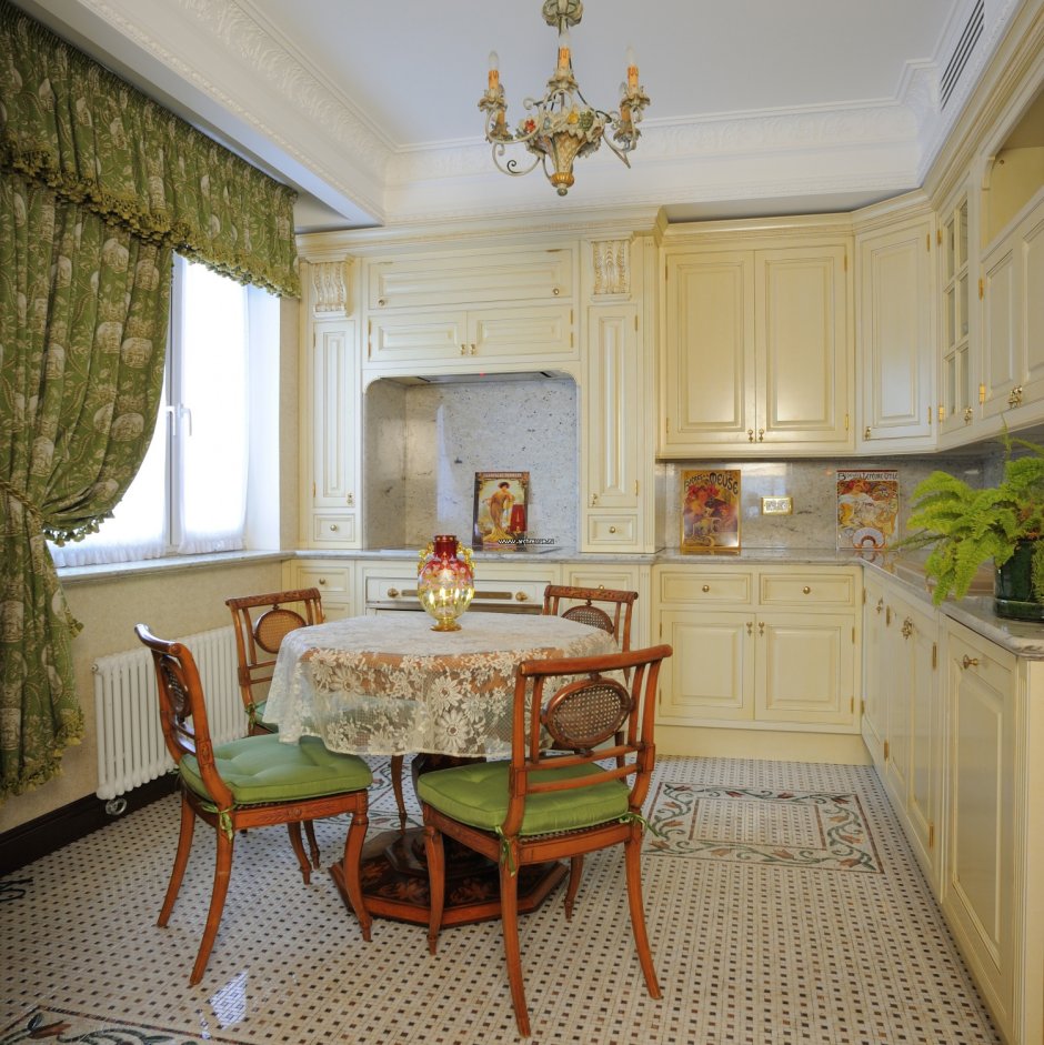 Кухня Прованс минт зеленый