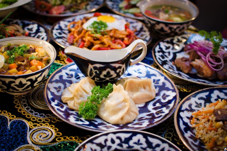 Казахское национальное блюдо бешбармак