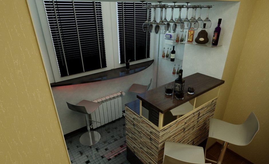 Столешница для кухни на балконе