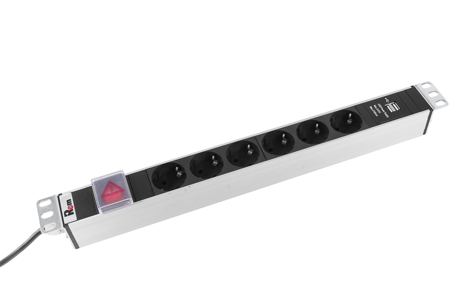 Simon 400 настольный x3 розеточный блок, 2x2p+e, 2xusb з/у, черный