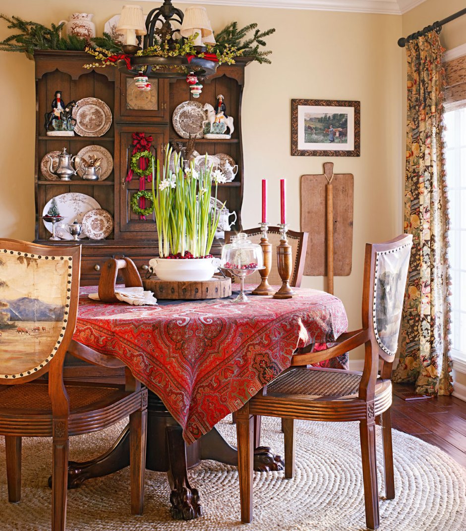 Буфет старинный черный