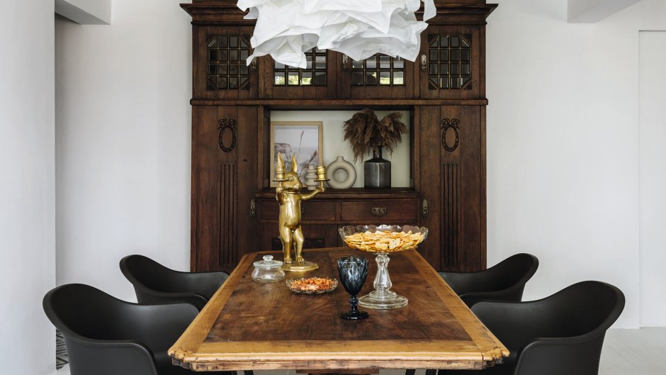 Гжель в интерьере кухни в стиле Прованс