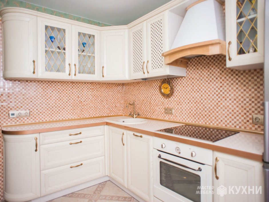 Кухня Зов Белоруссия маленькая угловая модель 124