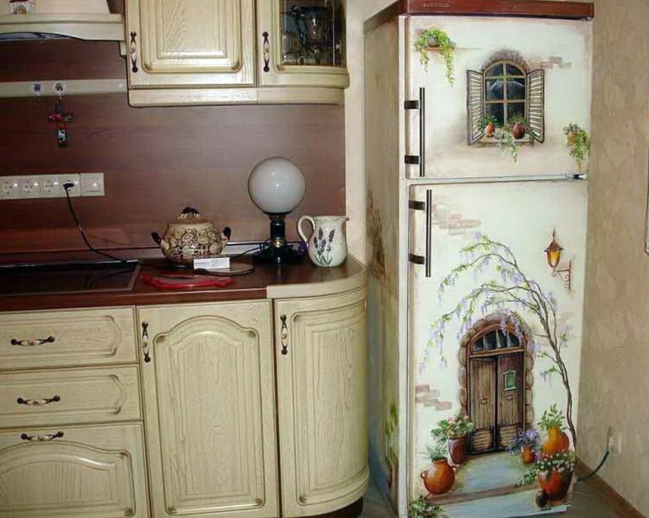 Роспись фасадов кухни (67 фото)