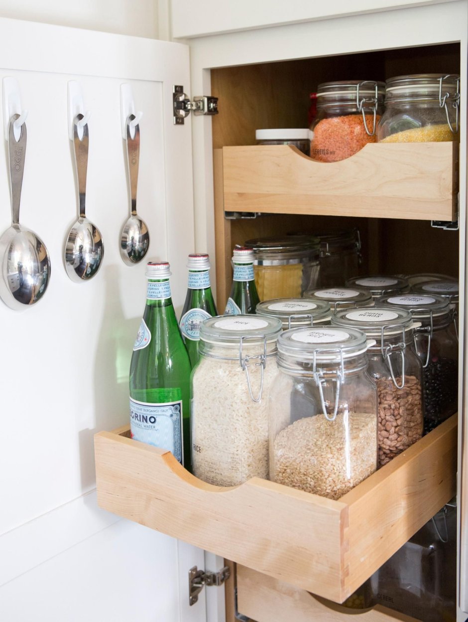 Хранение бокалов на маленькой кухне