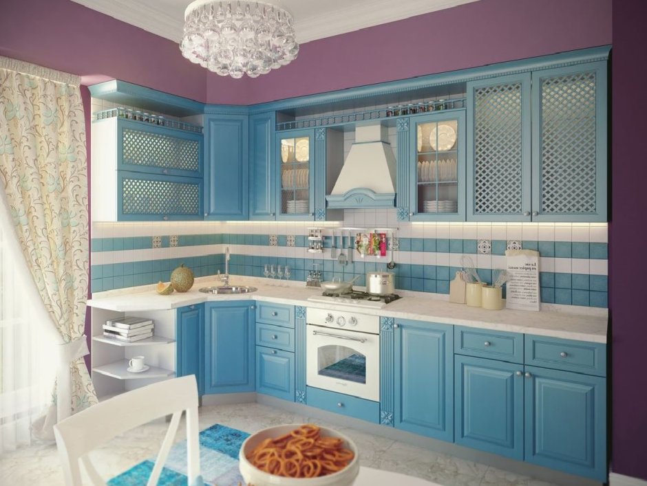 Голубая кухня Прованс Антарес
