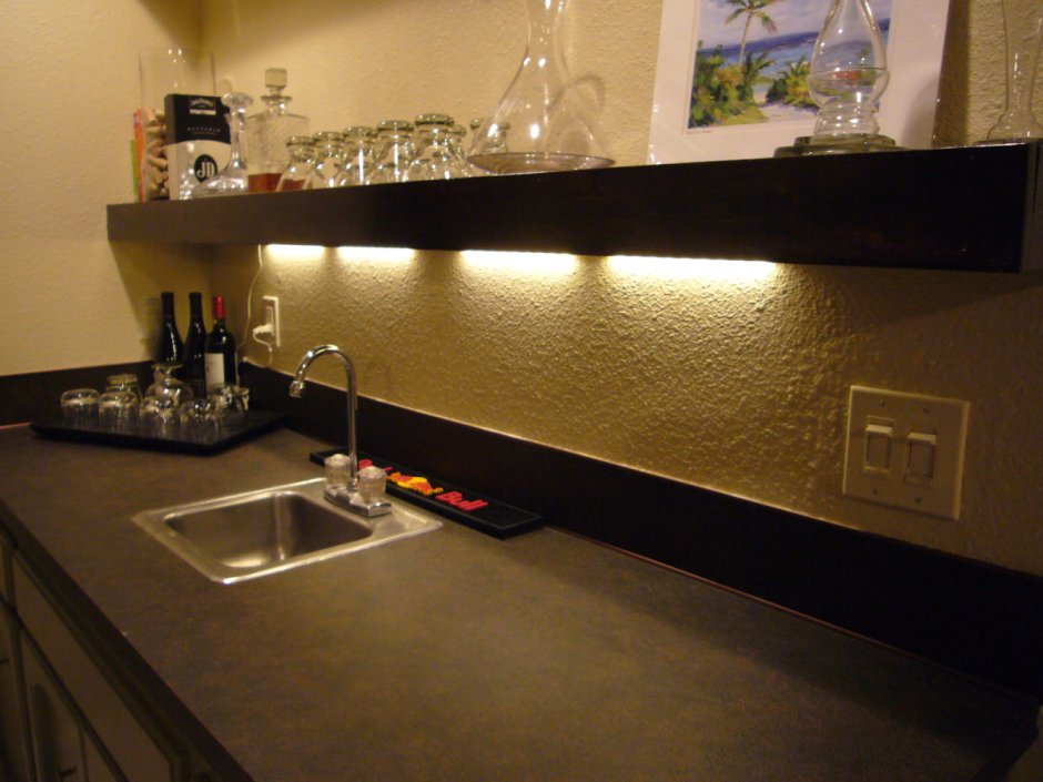 Подсетка кухонной столешницы светодиодная лента