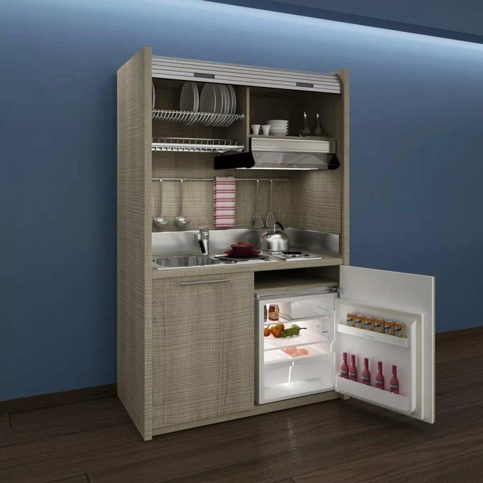 Мини кухня для офиса 900х600х1800 мм 30н001