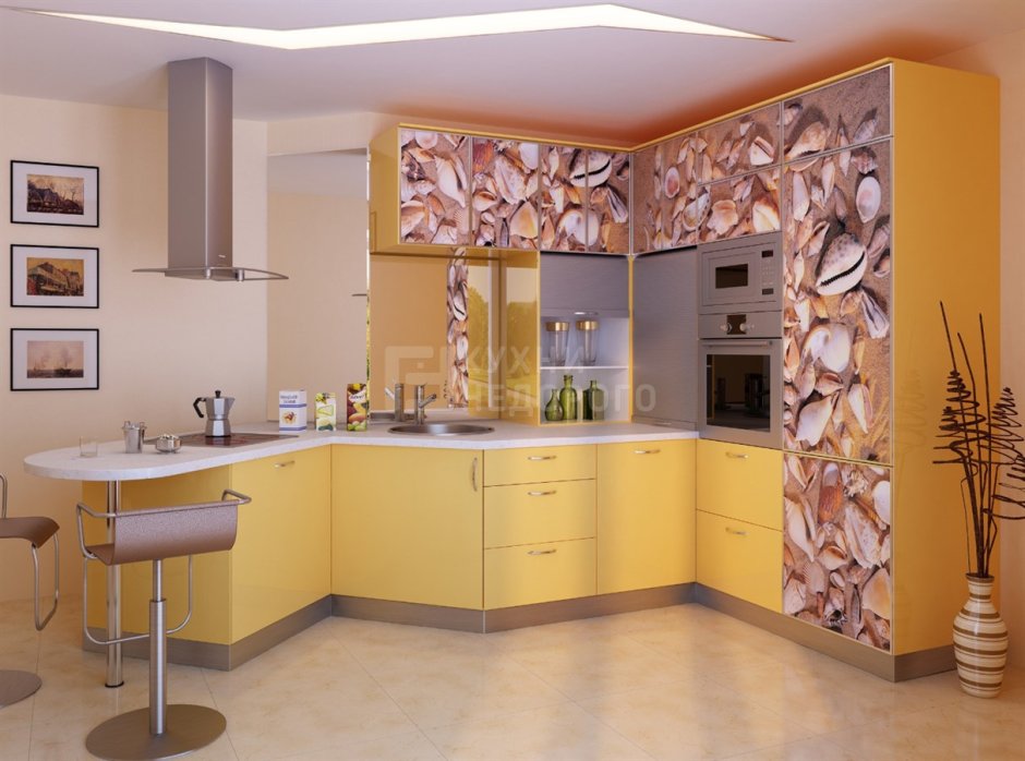 Необычный кухонный гарнитур