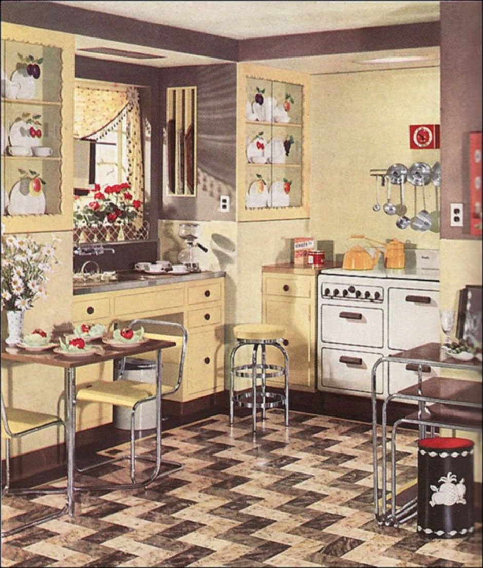Кухня в стиле восьмидесятых