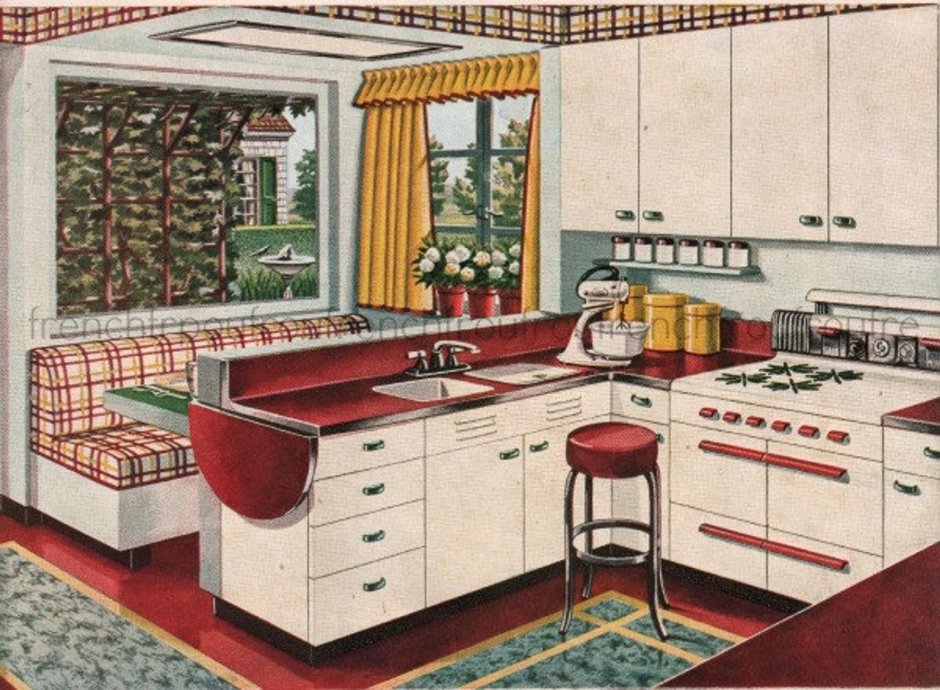 Кухни 1950х Америка