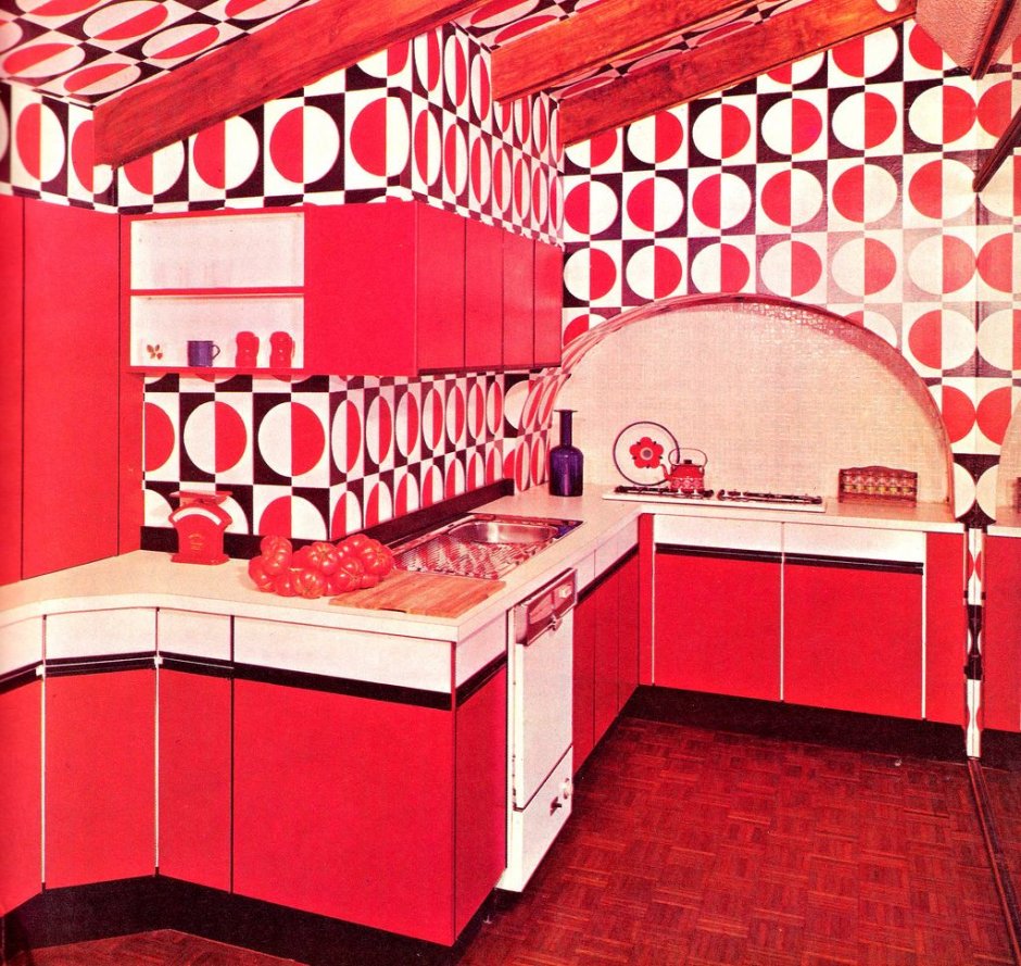 Америка 60е стиль кухня