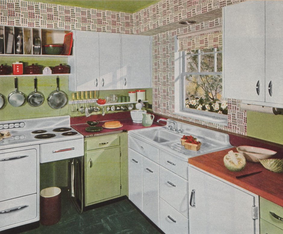 Кухня в стиле 40-х годов